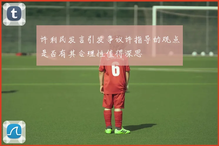 许利民发言引发争议许指导的观点是否有其合理性值得深思